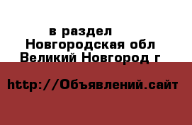  в раздел :  . Новгородская обл.,Великий Новгород г.